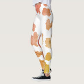 Leggings Motif de la peau de vache aquarelle (Gauche)