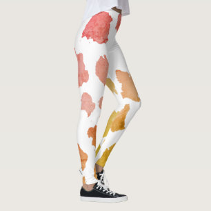 Leggings Motif de la peau de vache aquarelle