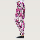 Leggings Motif de la Saint-Valentin Ourson Mignon (Gauche)