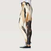 Leggings Motif de la vache blanche (Gauche)