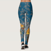 LEGGINGS MOTIF DE LACE ANTIQUE AVEC DES PAPILLONS (Dos)