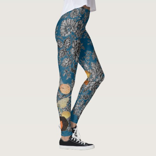 LEGGINGS MOTIF DE LACE ANTIQUE AVEC DES PAPILLONS (Droite)