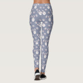 Leggings Motif de lamas et de fleurs (Dos)