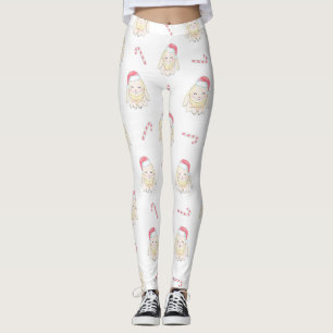 Leggings Motif de lapin de Noël