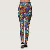 Leggings Motif de l'autocollant lumineux (Dos)