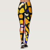 Leggings Motif de lecture couleur expressif (Dos)