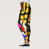 Leggings Motif de lecture couleur expressif (Gauche)