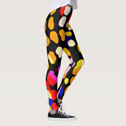 Leggings Motif de lecture couleur expressif (Droite)