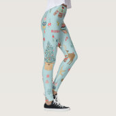 Leggings Motif de l'enlèvement de Noël du sapin des neiges (Droite)