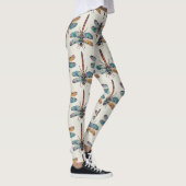 Leggings Motif de libellule coloré (Droite)