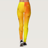 Leggings Motif de libellule jaune doré, (Dos)