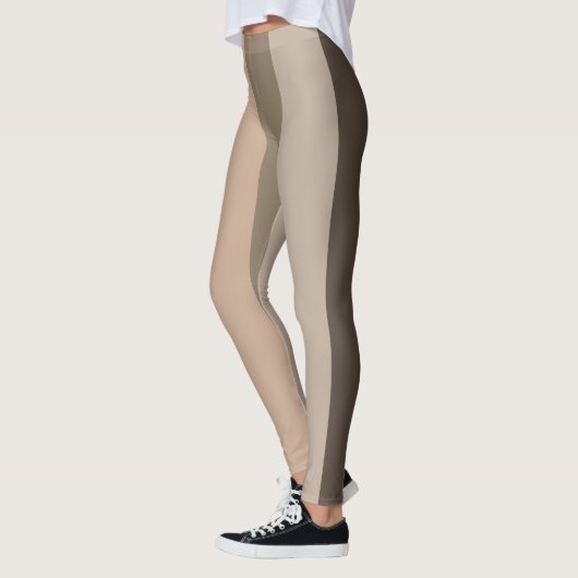 Leggings Motif de ligne moderne esthétique (Gauche)