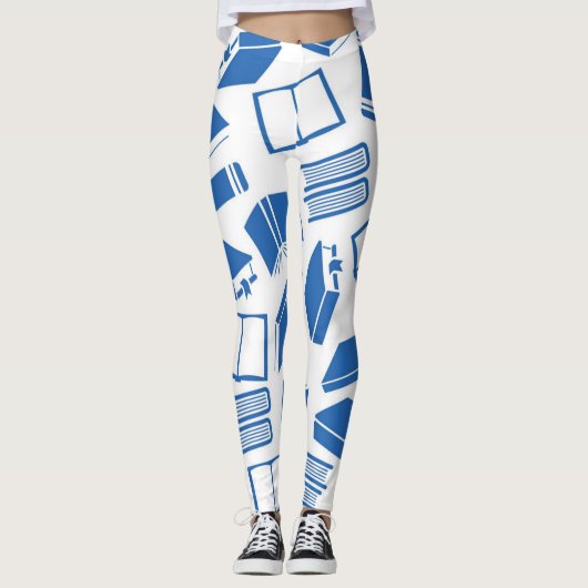 Leggings Motif de livre (Devant)