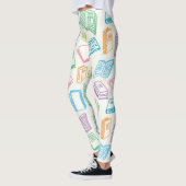 Leggings Motif de livre (Gauche)
