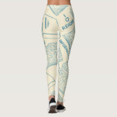 Leggings Motif de livre (Dos)