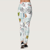 Leggings Motif de livre (Dos)