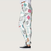 Leggings Motif de livre (Gauche)