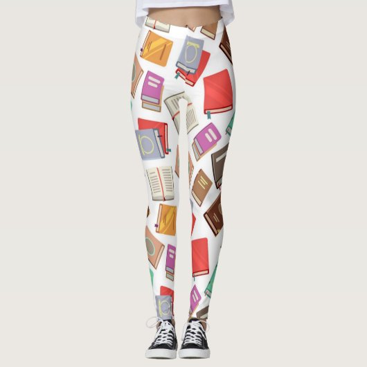 Leggings Motif de livre (Devant)