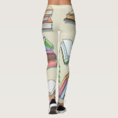 Leggings Motif de livre (Dos)