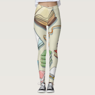 Leggings Motif de livre