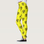 Leggings Motif de logo de radiation (Gauche)