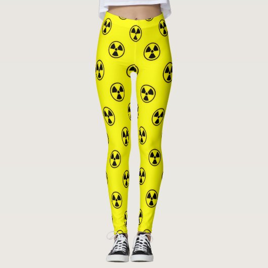 Leggings Motif de logo de radiation (Devant)