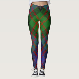 Leggings Motif de MacDonald Scottish Clan Tartan Plaid
