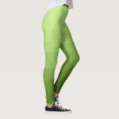 Leggings Motif de maillage géométrique dégradé vert (Droite)