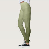 Leggings Motif de maillage géométrique dégradé vert clair d (Gauche)