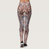 Leggings Motif de mandala aux tons neutres (Dos)