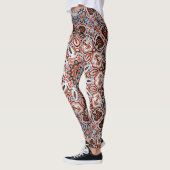 Leggings Motif de mandala aux tons neutres (Gauche)