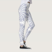 Leggings Motif de mandala bleu (Droite)