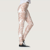 Leggings Motif de Mandala Rose Gold (Droite)