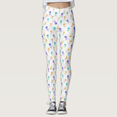 Leggings Motif de méduse multicolore (Devant)