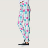 Leggings Motif de méduses, Mignonne méduse, Sea Animaux (Gauche)