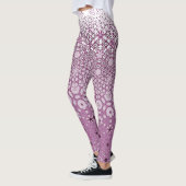 Leggings Motif de métamorphose florale (Gauche)
