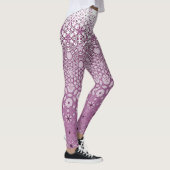 Leggings Motif de métamorphose florale (Droite)