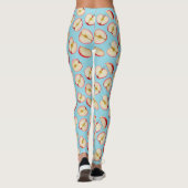 Leggings Motif de moitiés de pommes rouges (Dos)
