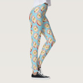 Leggings Motif de moitiés de pommes rouges (Droite)