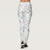 Leggings Motif de montagne (Dos)