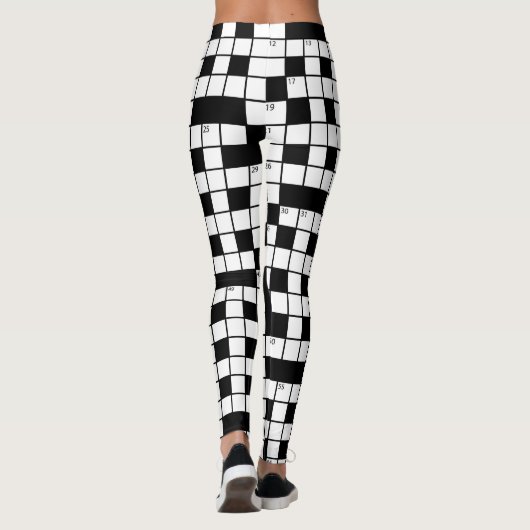 Leggings Motif de mot de passe (Dos)
