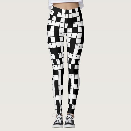 Leggings Motif de mot de passe (Devant)
