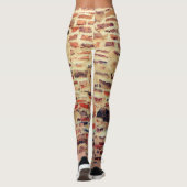 Leggings Motif de mur de briques (Dos)
