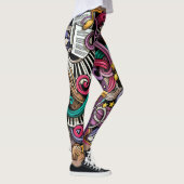 Leggings Motif de musique Abstrait (Droite)