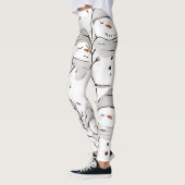 Leggings Motif de neige (Gauche)