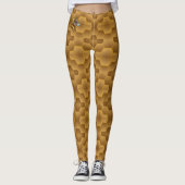 Leggings Motif de nid d'abeille (Devant)