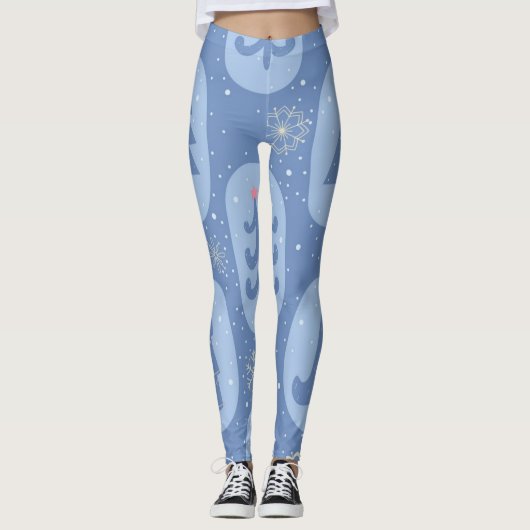 Leggings Motif de Noël (Devant)