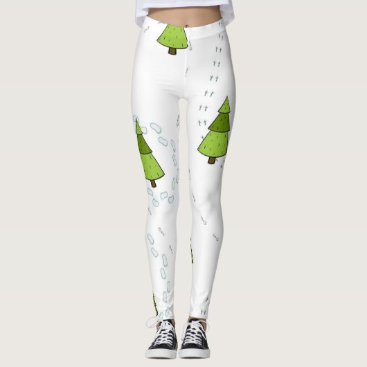 Leggings Motif de Noël (Devant)
