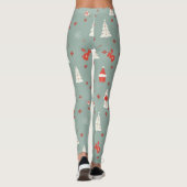 Leggings Motif de Noël cosy (Dos)
