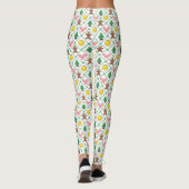 Leggings Motif de Noël de tennis (Dos)